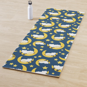 Schafe, schlafende Schafe, Mond, Sterne Yogamatte