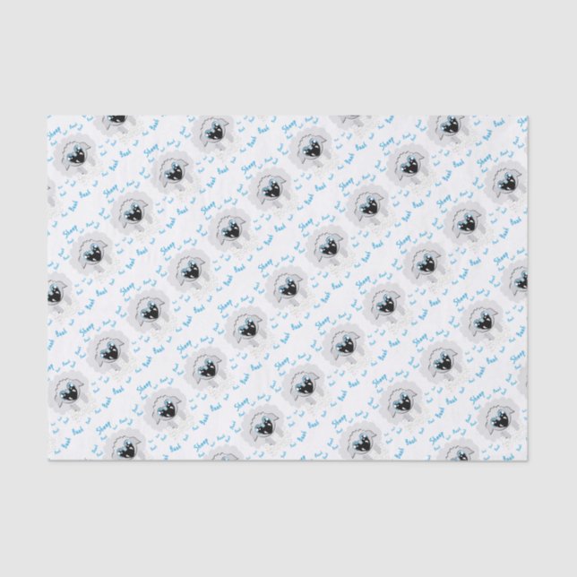 Schafe Seidenpapier (Vorderseite)