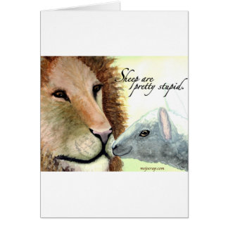 Schafe sind hübsches dummes