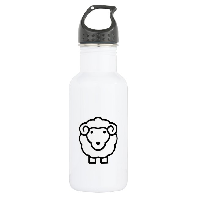 Schafe Trinkflasche (Vorderseite)