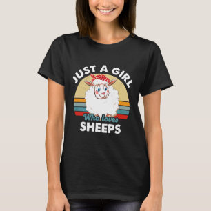 Schafe übers Shirt, nur ein Mädchen, das Lieben Sc T-Shirt