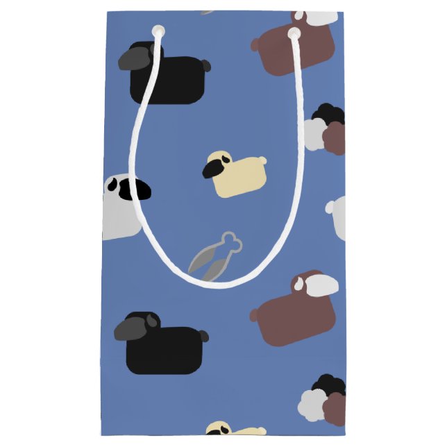 Schafe und Schafe Kleine Geschenktüte (Vorderseite)