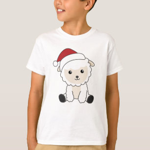 Schafe Weihnachtsschnee Wintertiere Schafe T-Shirt