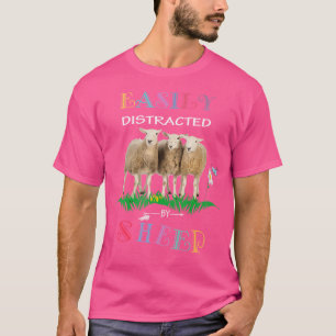 Schafe werden für Schafliebhaber leicht abgelenkt T-Shirt