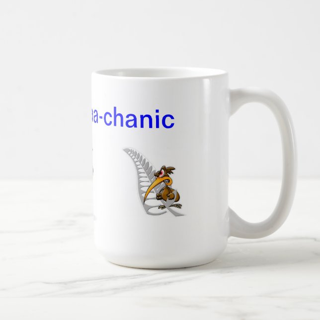 Schafe, Werkzeuge, Kiwi, die MA-Om-Om-chanic Kaffeetasse (Rechts)