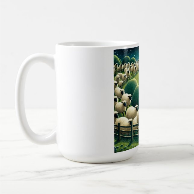 Schafe zählen kaffeetasse (Links)