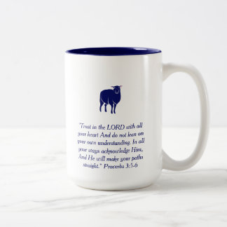 SchafeGlaube, zweifarbige Kaffee-Tasse Tasse
