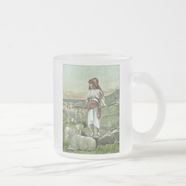 Schäfer-David-Tasse Mattglastasse (Rechts)