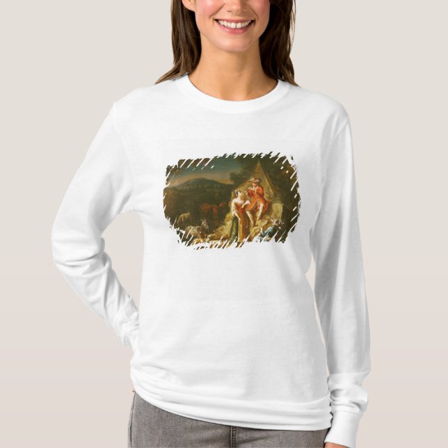 Schäfer, der eine Flöte spielt T-Shirt (Vorderseite)