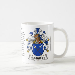 Schafer Familien-Wappen Tasse