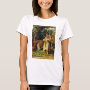 Schäfer-Junge, 1831 (Öl auf Platte) T-Shirt