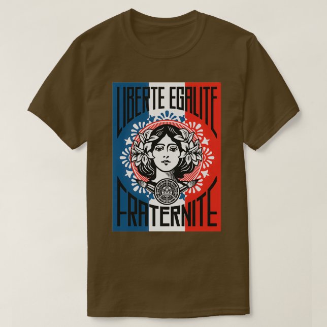 Schäfer Liberte Egalite Fraternite T-Shirt (Design vorne)