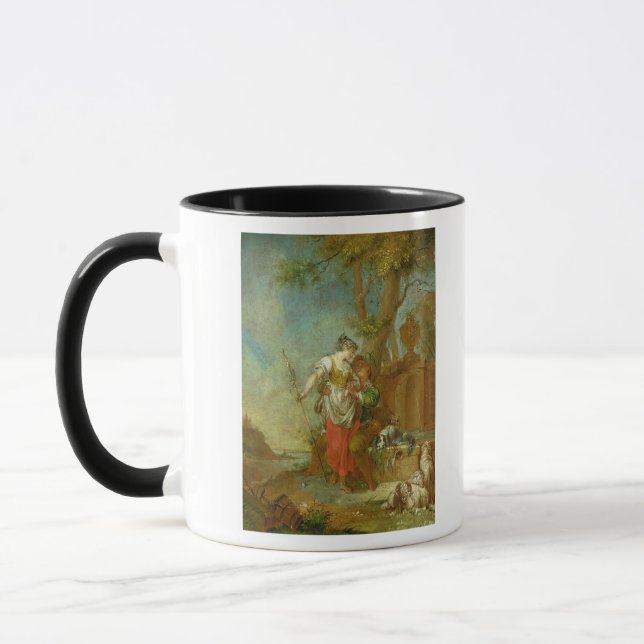 Schäfer und Shepherdess Tasse (Links)