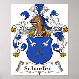 Schäfer-Wappen 8"x10"-Poster Poster