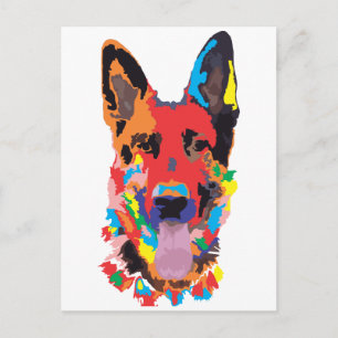 Schäferfarbe Postkarte