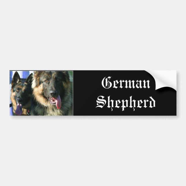 Schäferhund-Autoaufkleber Autoaufkleber (Vorne)