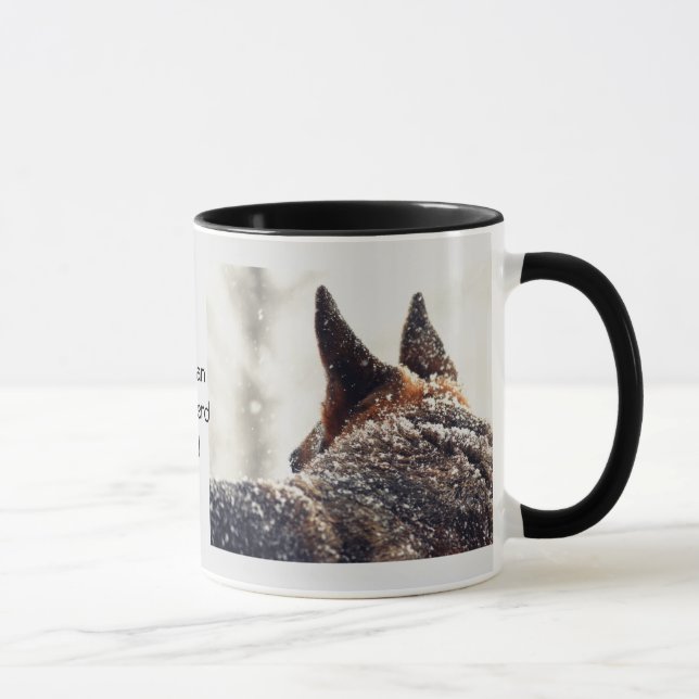 Schäferhund-Foto Tasse (Rechts)