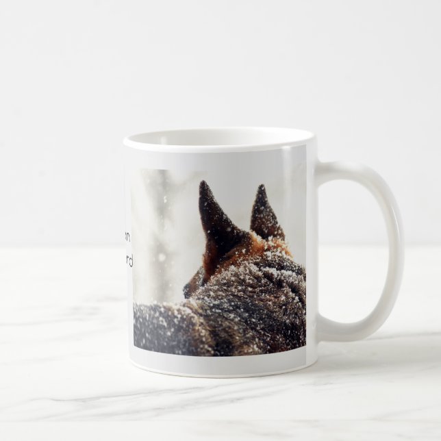 Schäferhund-Foto Tasse (Rechts)