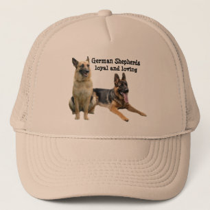Schäferhund-Freund-Hut Truckerkappe