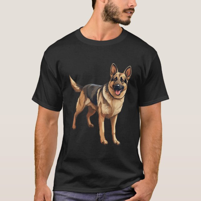 Schäferhund - German Shepherd T-Shirt (Vorderseite)