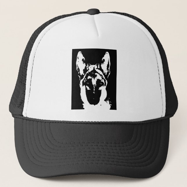 Schäferhund-Geschenke - Hut Truckerkappe (Vorderseite)