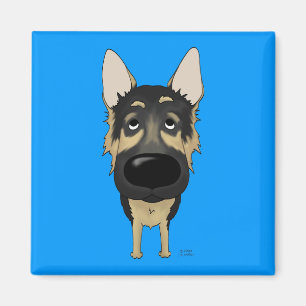 Schäferhund - große Nase und Hintern Magnet