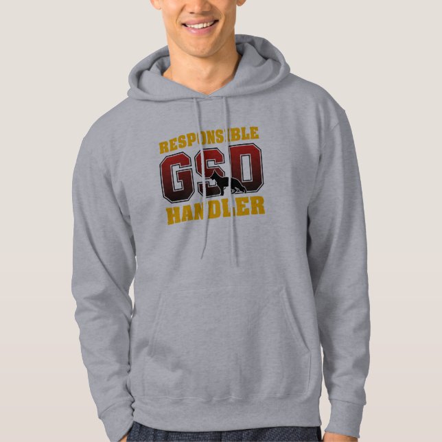 Schäferhund Hoodie (Vorderseite)