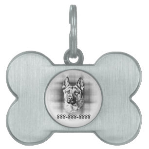 Schäferhund-Hund Tiermarke