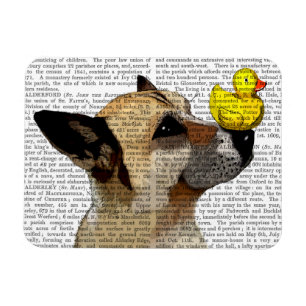 Schäferhund-Hund und Ente Magnet