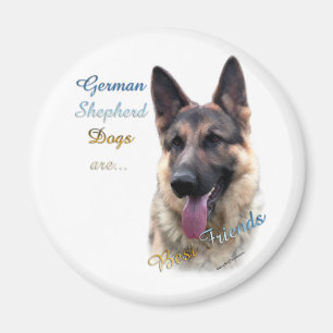Schäferhund-Hundebester Freund 2 - Magnet