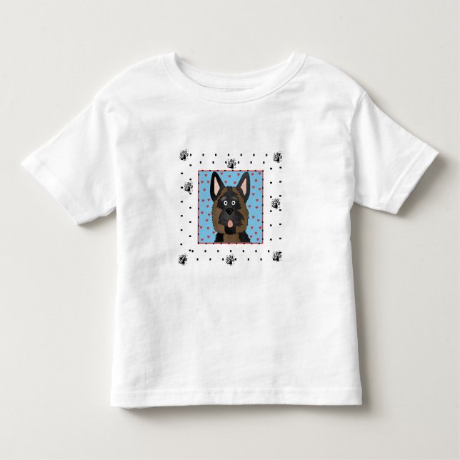 Schäferhund-Hundet-shirts und -geschenke Kleinkind T-shirt (Vorderseite)