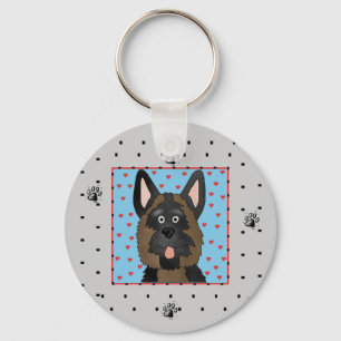 Schäferhund-Hundet-shirts und -geschenke Schlüsselanhänger