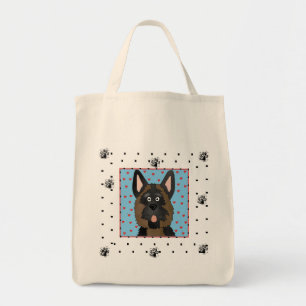 Schäferhund-Hundet-shirts und -geschenke Tragetasche