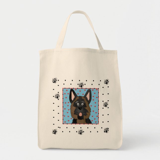 Schäferhund-Hundet-shirts und -geschenke Tragetasche (Vorne)