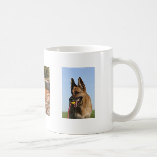 Schäferhund-HundeTasse Tasse (Rechts)