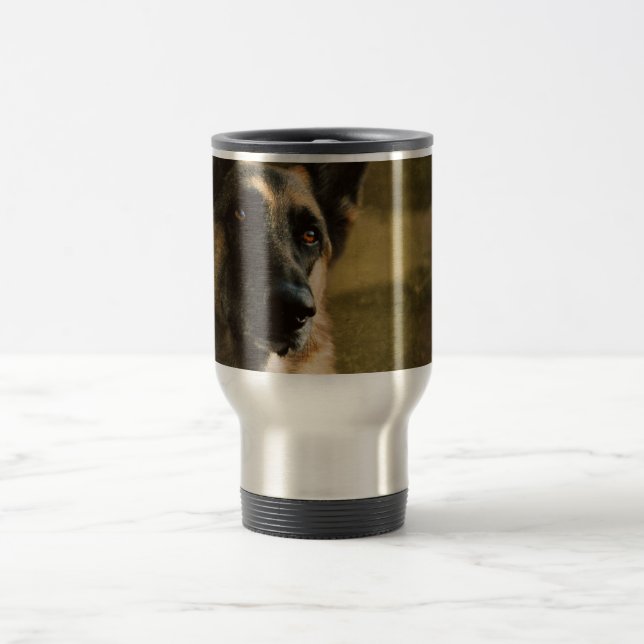 Schäferhund-Kaffee-Tasse Reisebecher (Mittel)