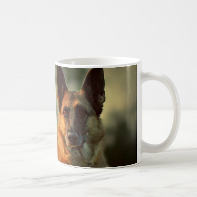 Schäferhund-Kaffee-Tasse Tasse (Rechts)