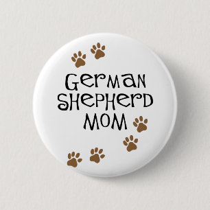 Schäferhund-Mama Button