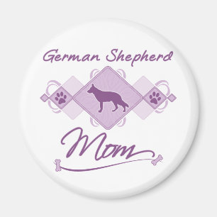 Schäferhund-Mama Magnet