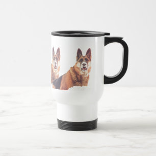 Schäferhund-Mama-Pendler-Kaffee-Tasse Reisebecher