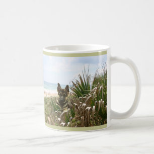 Schäferhund-Mama-Tassen-Strandhafer Tasse