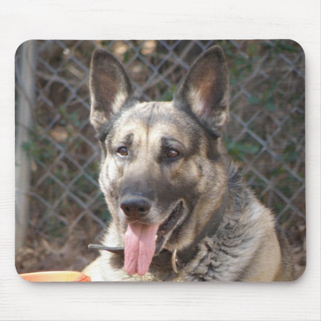 Schäferhund-Mausunterlage Mousepad (Vorne)