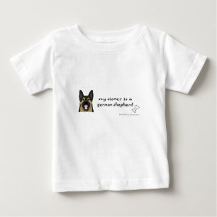Schäferhund - mehr züchtet baby t-shirt