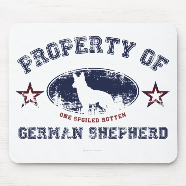 Schäferhund Mousepad (Vorne)