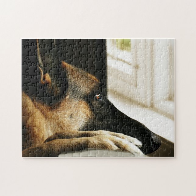 Schäferhund Puzzle (Horizontal)
