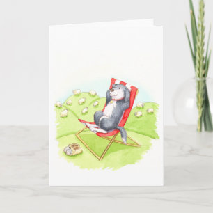 Schäferhund-Ruhestand Karte