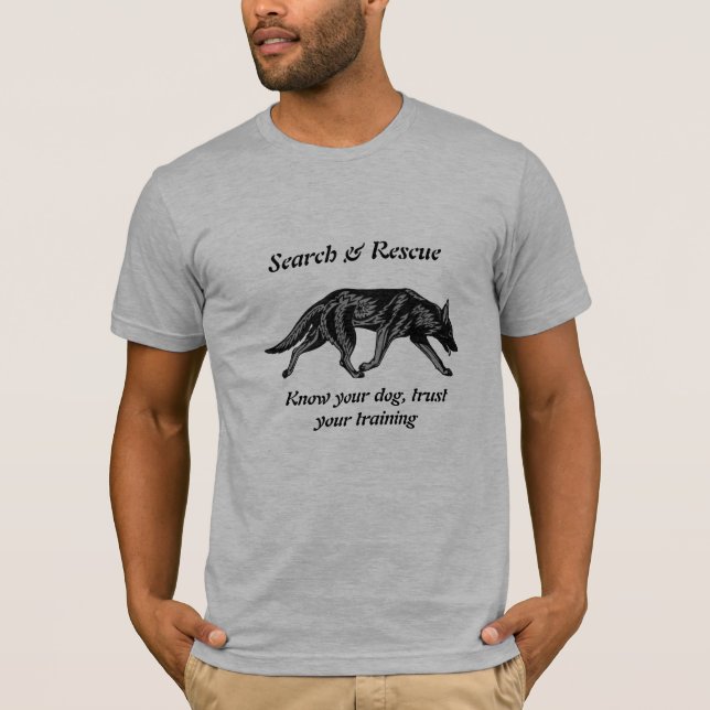 Schäferhund SAR T-Shirt (Vorderseite)