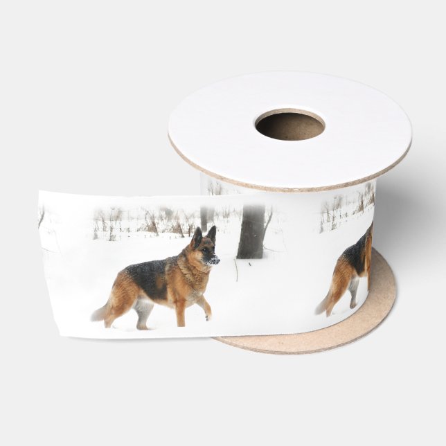 Schäferhund-Satin-Band Satinband (Spule)