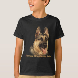 Schäferhund scherzt UnisexT - Shirt
