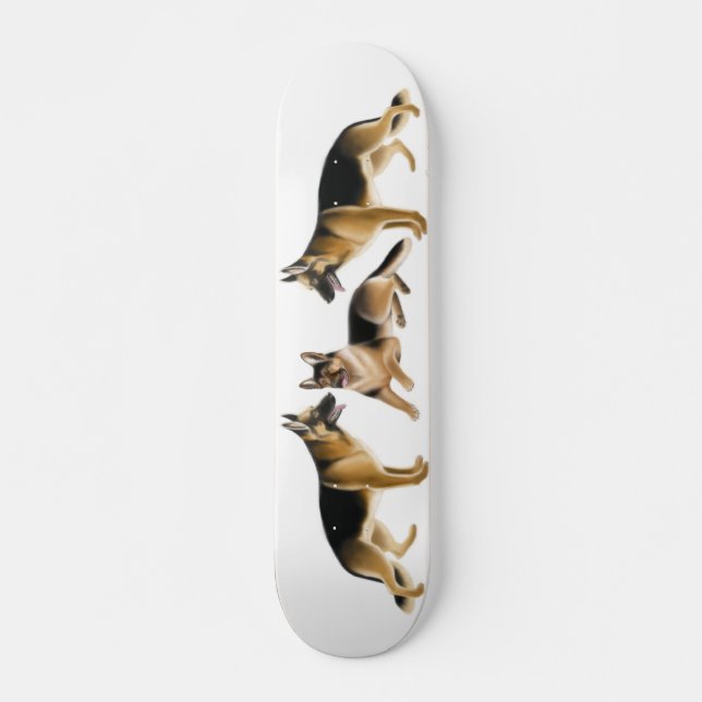 Schäferhund-Skateboard Skateboard (Vorne)